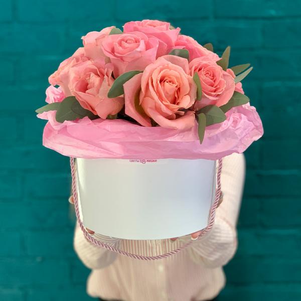 13 розовых роз “Шерил“