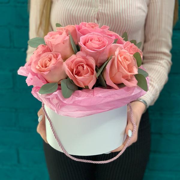 13 розовых роз “Шерил“