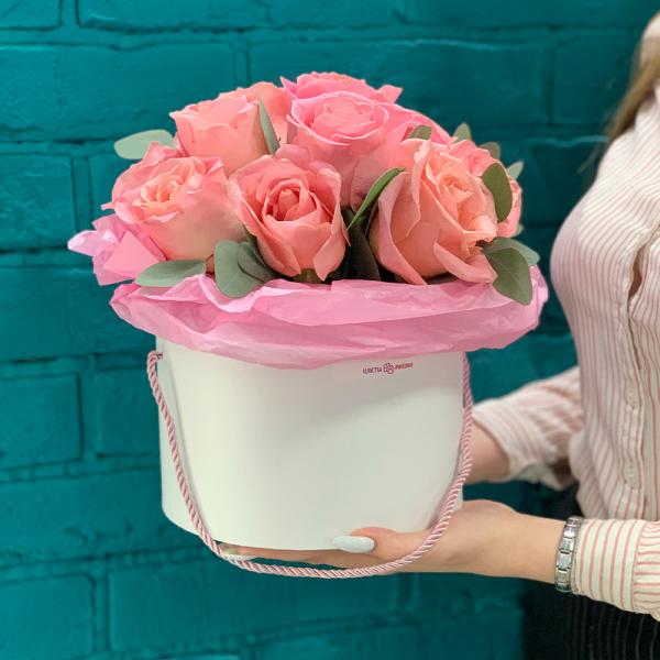 13 розовых роз “Шерил“