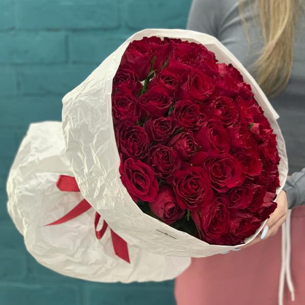 51 красная роза “Танго“