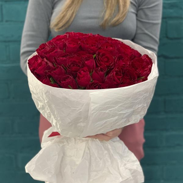 51 красная роза “Танго“