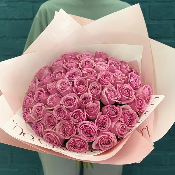 51 роза "Розовая симфония"