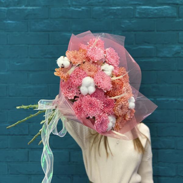  Хризантема и пшеница "Блум"