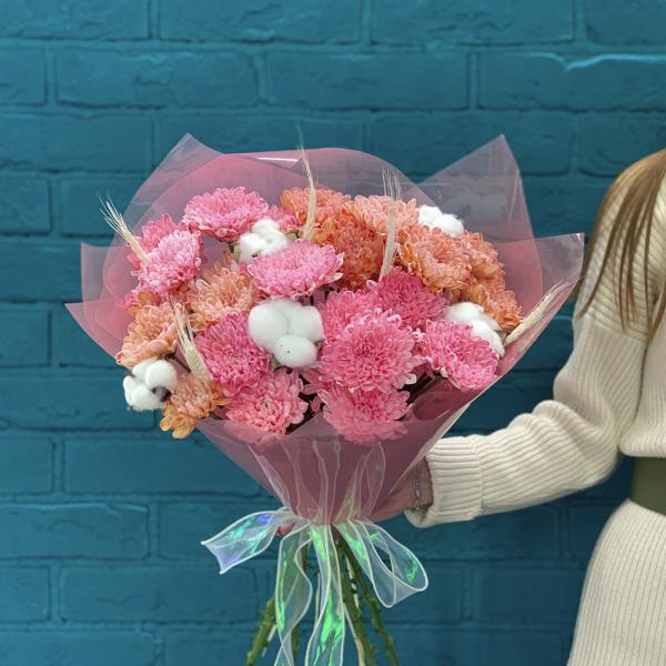  Хризантема и пшеница "Блум"