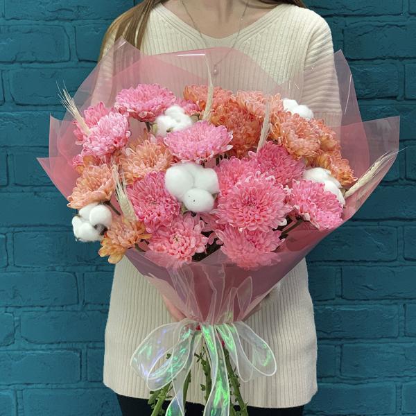  Хризантема и пшеница "Блум"