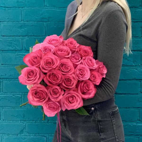 21 Роза "Малиновый раф"