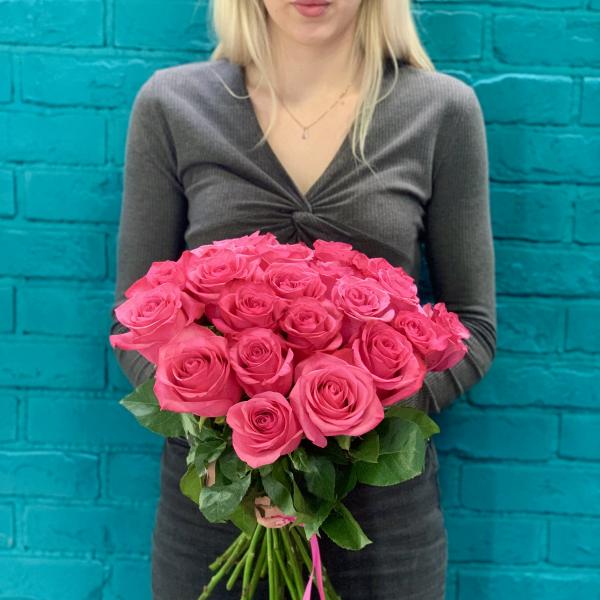 21 Роза "Малиновый раф"