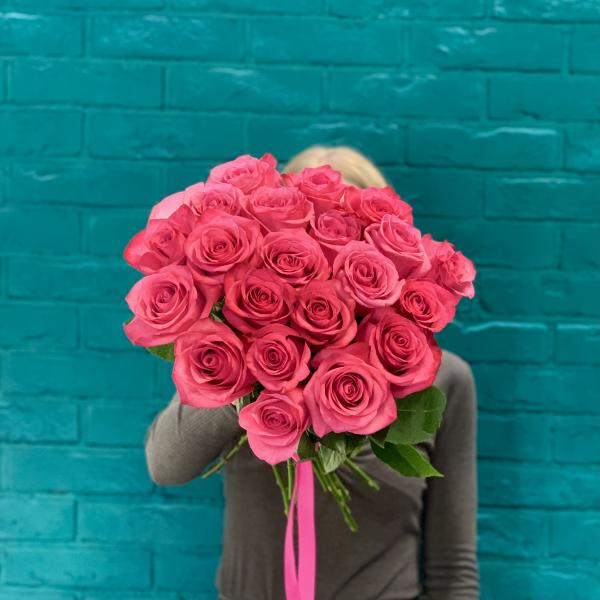 21 Роза "Малиновый раф"