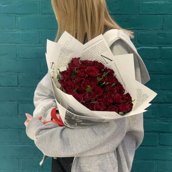 31 красная роза "Вечная любовь"